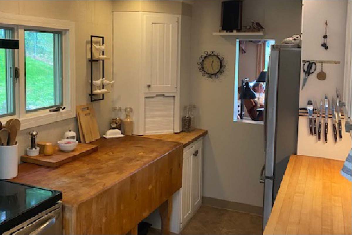 Full view kitchen after